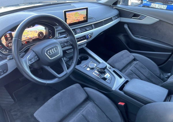 Audi A4 cena 105900 przebieg: 115380, rok produkcji 2018 z Józefów małe 301